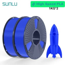 SUNLU 2KG 3D AntiString PLA/PLA Meta/High Speed PLA Filament 1.75mm 1KG/Roll 3D Printer Neatly Wound 3D Filament for 3D Printer