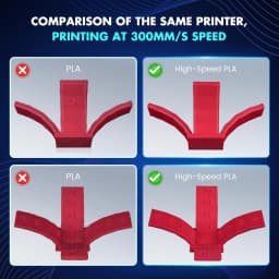 SUNLU 2KG 3D AntiString PLA/PLA Meta/High Speed PLA Filament 1.75mm 1KG/Roll 3D Printer Neatly Wound 3D Filament for 3D Printer