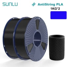SUNLU 2KG 3D AntiString PLA/PLA Meta/High Speed PLA Filament 1.75mm 1KG/Roll 3D Printer Neatly Wound 3D Filament for 3D Printer