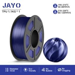 JAYO PLA PLUS SILK/TPUSILK /SKDC SILK 3D Printer Filament 1Rolls/1.1kg 1.75mm 100% No Bubble FDM 3D Printer Materials DIY Gift