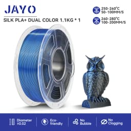 JAYO PLA PLUS SILK/TPUSILK /SKDC SILK 3D Printer Filament 1Rolls/1.1kg 1.75mm 100% No Bubble FDM 3D Printer Materials DIY Gift