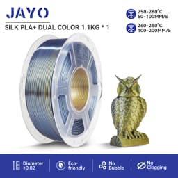 JAYO PLA PLUS SILK/TPUSILK /SKDC SILK 3D Printer Filament 1Rolls/1.1kg 1.75mm 100% No Bubble FDM 3D Printer Materials DIY Gift