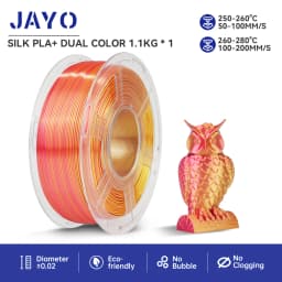 JAYO PLA PLUS SILK/TPUSILK /SKDC SILK 3D Printer Filament 1Rolls/1.1kg 1.75mm 100% No Bubble FDM 3D Printer Materials DIY Gift