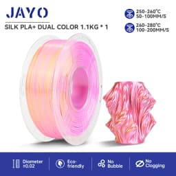 JAYO PLA PLUS SILK/TPUSILK /SKDC SILK 3D Printer Filament 1Rolls/1.1kg 1.75mm 100% No Bubble FDM 3D Printer Materials DIY Gift