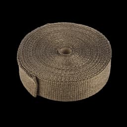 20M Titanium Gold Heat Wrap Tape Exhaust Insulating Downpipe Manifold + 10 Ties