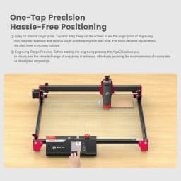 AlgoLaser Laser Engraving Machine DIY KIT MK2 10W High Precision Laser Spot Cutting Machine 3.5Inch Touch Screen Laser Engraver