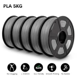 SUNLU Mix-Color 5Roll PLA/PLA PLUS 2.0 Filament 1.75mm 1kg Spool (2.2lbs) Neatly Wound Filament Fit Most FDM Printer