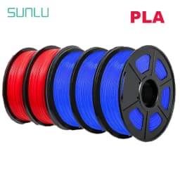 SUNLU Mix-Color 5Roll PLA/PLA PLUS 2.0 Filament 1.75mm 1kg Spool (2.2lbs) Neatly Wound Filament Fit Most FDM Printer