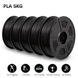 SUNLU Mix-Color 5Roll PLA/PLA PLUS 2.0 Filament 1.75mm 1kg Spool (2.2lbs) Neatly Wound Filament Fit Most FDM Printer