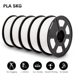 SUNLU Mix-Color 5Roll PLA/PLA PLUS 2.0 Filament 1.75mm 1kg Spool (2.2lbs) Neatly Wound Filament Fit Most FDM Printer