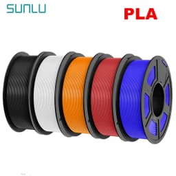 SUNLU Mix-Color 5Roll PLA/PLA PLUS 2.0 Filament 1.75mm 1kg Spool (2.2lbs) Neatly Wound Filament Fit Most FDM Printer