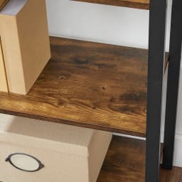 VASAGLE 4-Tier Bookshelf, Bookcase, Shelving Unit, for Office, Study, Living Room, Bedroom, 30 x 66 x 120 cm