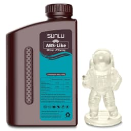 SUNLU 1KG ABS Like /Water Washable ABS Resin 1000G/Bottle 405nm Rapid UV-Curing Photopolymer Resin For LCD 3D Printer Material