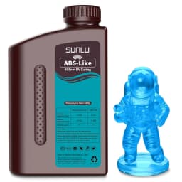 SUNLU 1KG ABS Like /Water Washable ABS Resin 1000G/Bottle 405nm Rapid UV-Curing Photopolymer Resin For LCD 3D Printer Material