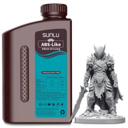 SUNLU 1KG ABS Like /Water Washable ABS Resin 1000G/Bottle 405nm Rapid UV-Curing Photopolymer Resin For LCD 3D Printer Material