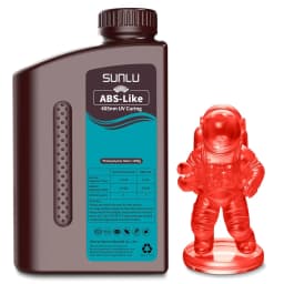 SUNLU 1KG ABS Like /Water Washable ABS Resin 1000G/Bottle 405nm Rapid UV-Curing Photopolymer Resin For LCD 3D Printer Material