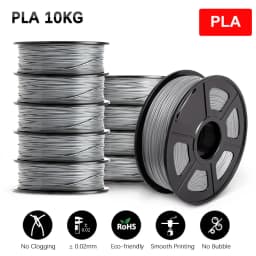 SUNLU 10KG 3D Filament PLA/PLA PLUS/PETG/Easy ABS Filamnet 1.75mm 10Roll 1KG Neatly Wound 3D Printer Filament for 3D Printer