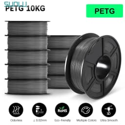 SUNLU 10KG 3D Filament PLA/PLA PLUS/PETG/Easy ABS Filamnet 1.75mm 10Roll 1KG Neatly Wound 3D Printer Filament for 3D Printer