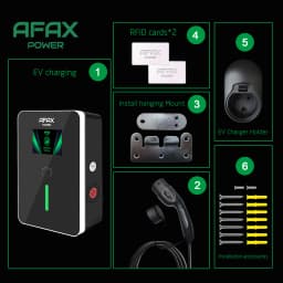 Home Smart Wallbox 7kw 11kw 22kw AC Charger Type1 Type2 GBT EV Charging Station For Electric Vehicle Charger