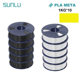 SUNLU 10KG APLA/PLA Meta/High Speed PLA/PLA MATTE Filamnet 1.75mm 10Roll 1KG Neatly Wound 3D Printer Filament for 3D Printer
