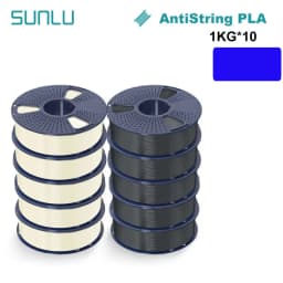 SUNLU 10KG APLA/PLA Meta/High Speed PLA/PLA MATTE Filamnet 1.75mm 10Roll 1KG Neatly Wound 3D Printer Filament for 3D Printer