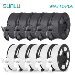 SUNLU 10KG APLA/PLA Meta/High Speed PLA/PLA MATTE Filamnet 1.75mm 10Roll 1KG Neatly Wound 3D Printer Filament for 3D Printer