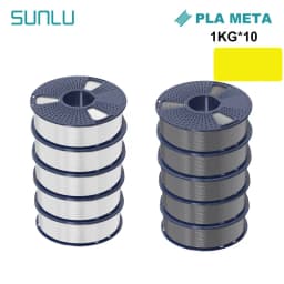 SUNLU 10KG APLA/PLA Meta/High Speed PLA/PLA MATTE Filamnet 1.75mm 10Roll 1KG Neatly Wound 3D Printer Filament for 3D Printer