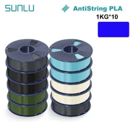 SUNLU 10KG APLA/PLA Meta/High Speed PLA/PLA MATTE Filamnet 1.75mm 10Roll 1KG Neatly Wound 3D Printer Filament for 3D Printer