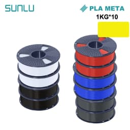 SUNLU 10KG APLA/PLA Meta/High Speed PLA/PLA MATTE Filamnet 1.75mm 10Roll 1KG Neatly Wound 3D Printer Filament for 3D Printer