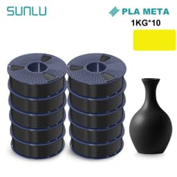 SUNLU 10KG APLA/PLA Meta/High Speed PLA/PLA MATTE Filamnet 1.75mm 10Roll 1KG Neatly Wound 3D Printer Filament for 3D Printer