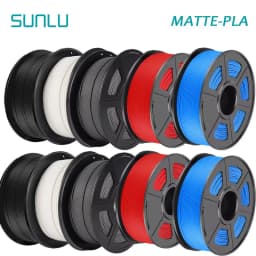 SUNLU 10KG APLA/PLA Meta/High Speed PLA/PLA MATTE Filamnet 1.75mm 10Roll 1KG Neatly Wound 3D Printer Filament for 3D Printer