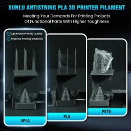 SUNLU 10KG APLA/PLA Meta/High Speed PLA/PLA MATTE Filamnet 1.75mm 10Roll 1KG Neatly Wound 3D Printer Filament for 3D Printer
