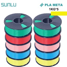 SUNLU 10KG APLA/PLA Meta/High Speed PLA/PLA MATTE Filamnet 1.75mm 10Roll 1KG Neatly Wound 3D Printer Filament for 3D Printer