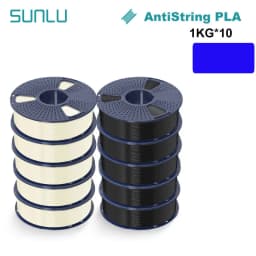 SUNLU 10KG APLA/PLA Meta/High Speed PLA/PLA MATTE Filamnet 1.75mm 10Roll 1KG Neatly Wound 3D Printer Filament for 3D Printer