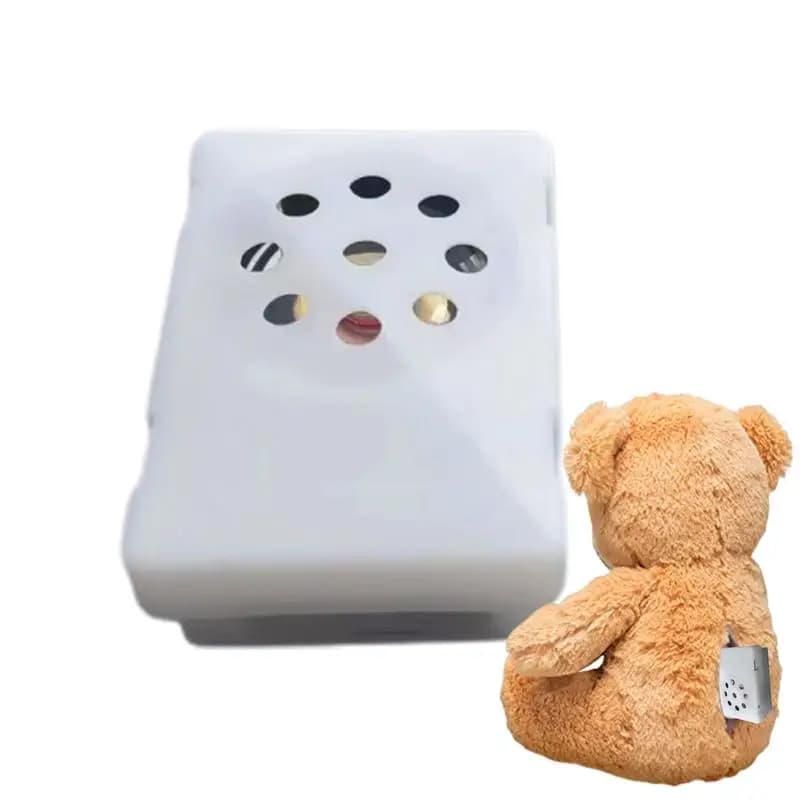 Voice Recorder for Stuffed Animal Square Voice Recording Device Recordable Stuffed Animal Insert Square Voice Box for Plush Toy