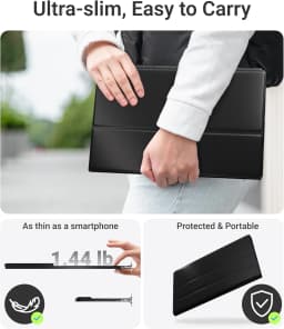 UPERFECT 15.6Inch LCD Monitor Portable Ultrathin 1080P IPS FHD USB Type C Dispaly For Laptop Phone XBOX Switch PS5 Gaming Screen