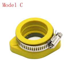 Alconstar-Motorcycle Pit Dirt Bike Carburetor Adapter Intake Mainfold Pipe For MIKUNI VM24 PWK 21 24 26 28 30 32 34mm PE28