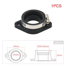 Alconstar-Motorcycle Pit Dirt Bike Carburetor Adapter Intake Mainfold Pipe For MIKUNI VM24 PWK 21 24 26 28 30 32 34mm PE28