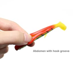 Silicone Soft Lures Piece Artificial Tackle Bait 12cm 6g Goods For Fishing Sea Fishing Pva Swimbait Wobblers