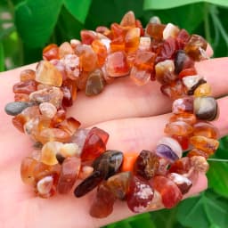 3-8mm Natural Irregular Red Garnet Stone Beads Gravel Chips Loose Spacer Beads for Jewelry Making DIY Earring Necklace Accessory