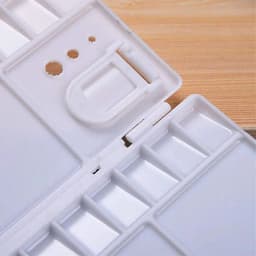 25Grid Folding Watercolor Palette Watercolor Paint Tray Box Atercolor Renovate Cover Pigment Box Painting Tool Artistic Supplies