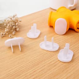 10pcs Socket Outlet Mains Plug Cover Baby Child Safety Protector Anti Electric Shock Child Plug Guard Safe Lock Home Accessorie