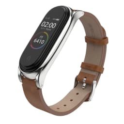 Band Strap for Xiaomi Mi Band 10 11 9 8 7 6 5 Leather Wristband For Miband 6 Global Version Bracelet for Mi Band 8 9 10 Correa