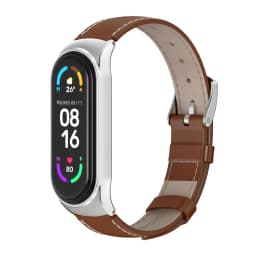 Band Strap for Xiaomi Mi Band 10 11 9 8 7 6 5 Leather Wristband For Miband 6 Global Version Bracelet for Mi Band 8 9 10 Correa