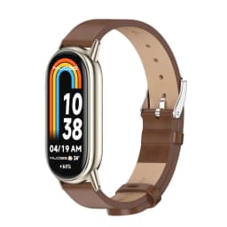 Band Strap for Xiaomi Mi Band 10 11 9 8 7 6 5 Leather Wristband For Miband 6 Global Version Bracelet for Mi Band 8 9 10 Correa