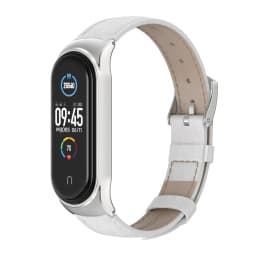 Band Strap for Xiaomi Mi Band 10 11 9 8 7 6 5 Leather Wristband For Miband 6 Global Version Bracelet for Mi Band 8 9 10 Correa