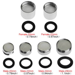 1Set 20/22/24/28mm Water Saving Tap Aerator Faucet Male Female Nozzle Spout End Diffuser Filter Faucet Accessories