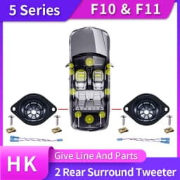 Car Front Door Speakers For BMW 5 Series F10 F11 Tweeter High Quality Accessories Head Treble Horn Loudspeakers Speakers Cover