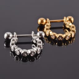 1pc Ear Tragus Cartilage Ring Stainless Steel Barbell With Cz Hoop Cartilage Cuff piercing Helix Daith Rook Lobe Earrings