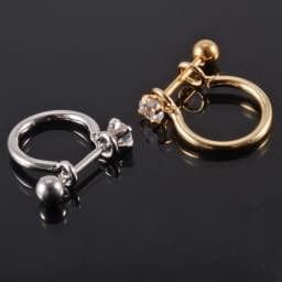 1pc Ear Tragus Cartilage Ring Stainless Steel Barbell With Cz Hoop Cartilage Cuff piercing Helix Daith Rook Lobe Earrings